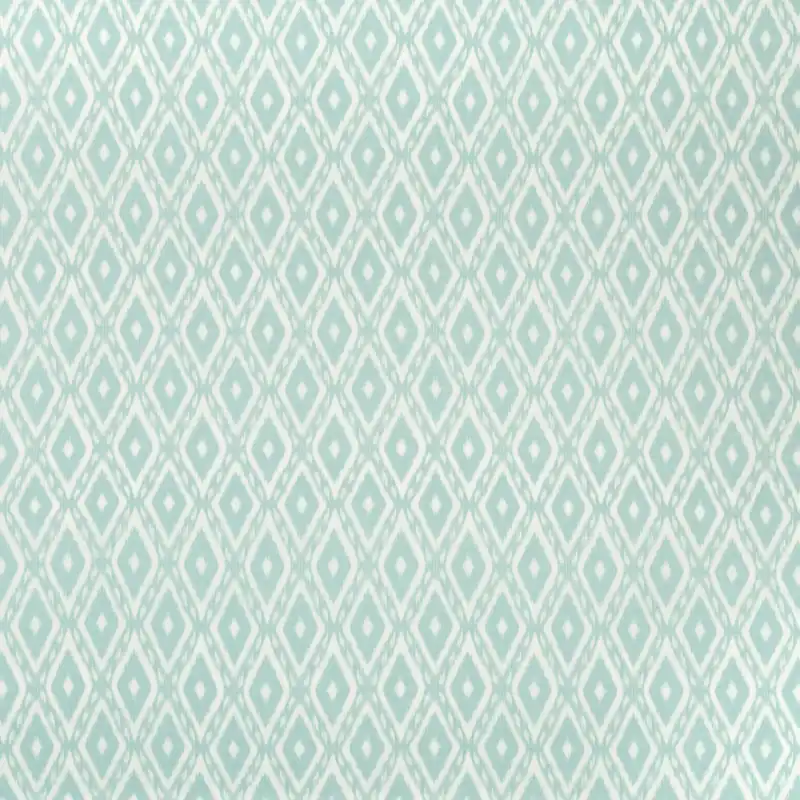 Aqua Diamond Printed Fabric - Kravet