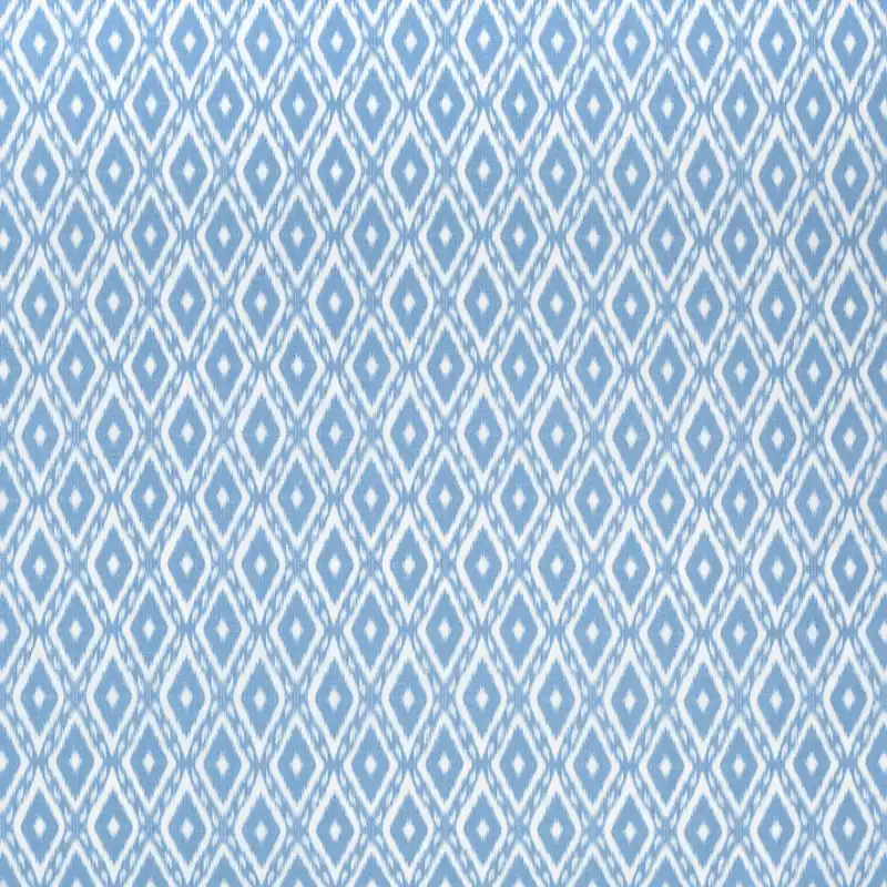 Blue Diamond Printed Fabric - Kravet