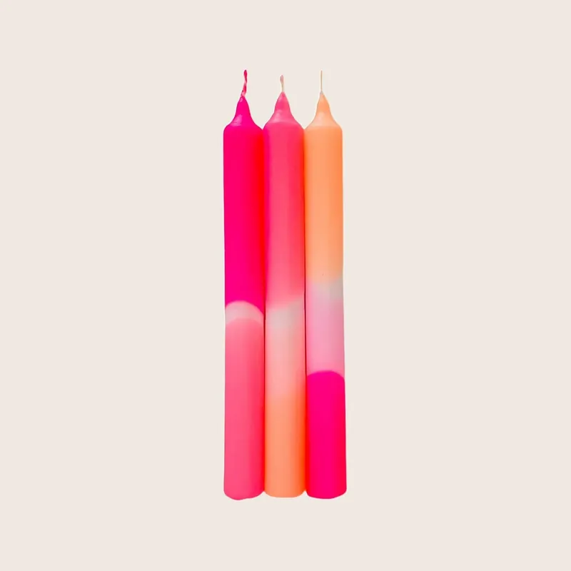 Flamingo Dreams Taper Candle Set - Pink Stories
