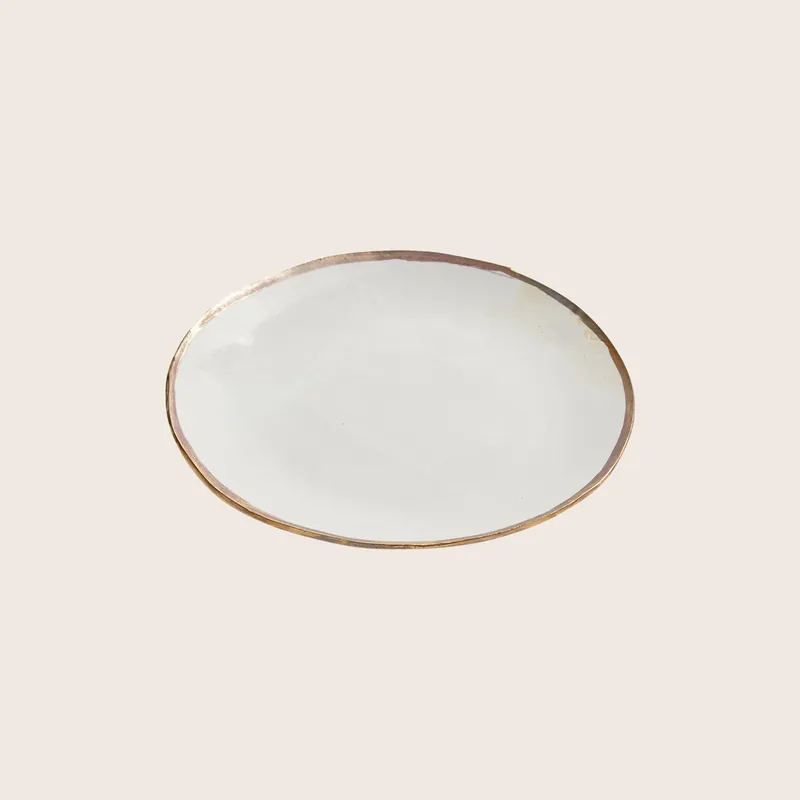 Pure Gold Dinner Plate - Bella Porcelain Llc
