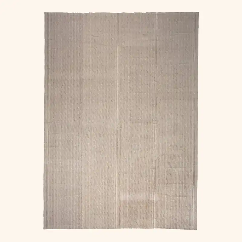 Ivory Flatweave Wool Rug - 13'11" x 19'8"