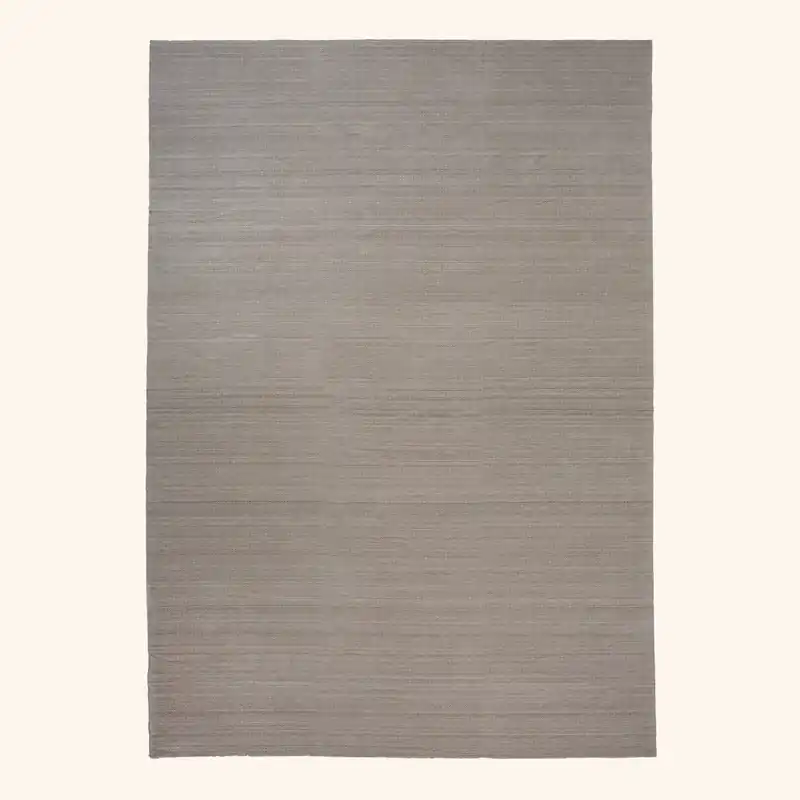 Cream Art Silk Wool Blend Rug - 14' x 20'