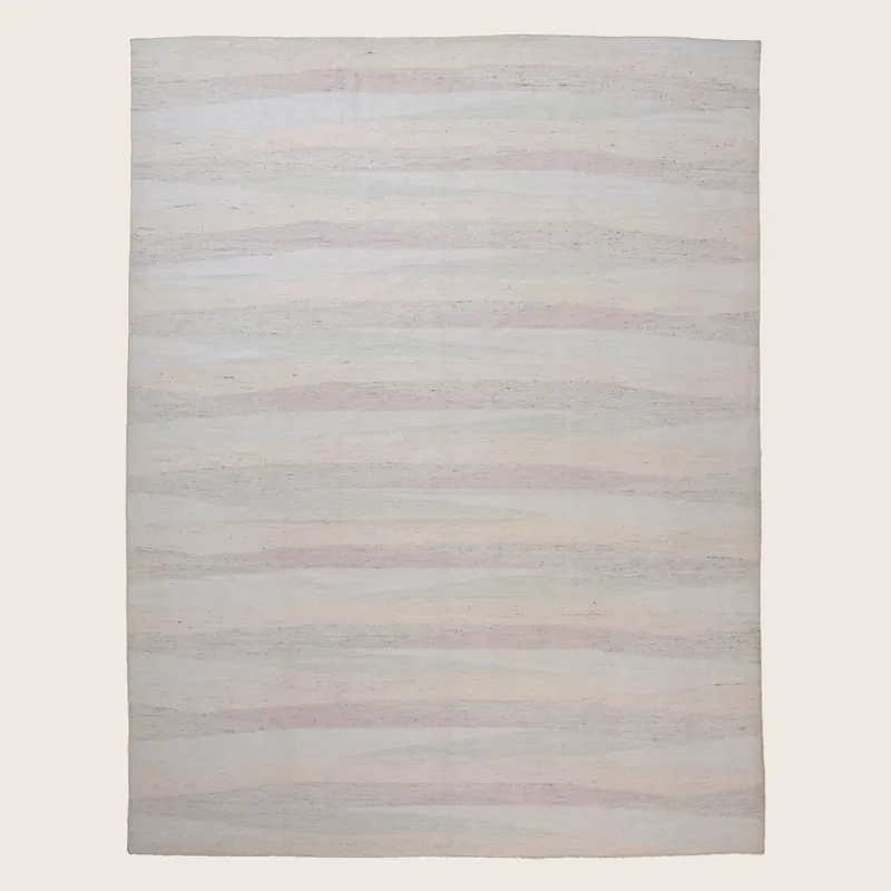 Multicolored Wool Rug - 9'4" x 12'