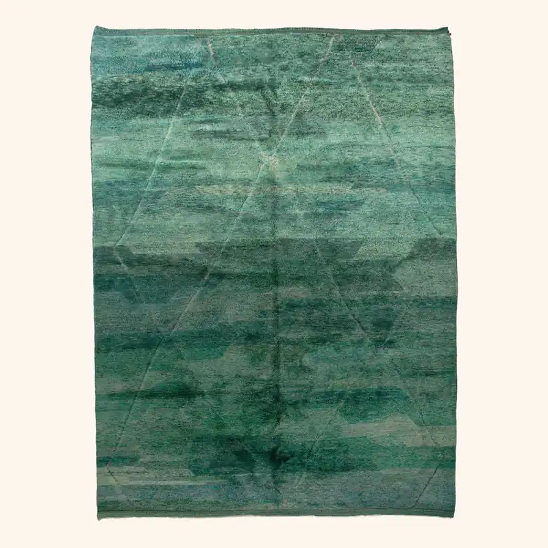 Multicolored Casablanca Moroccan Wool Rug - 10'2" x 13'11"