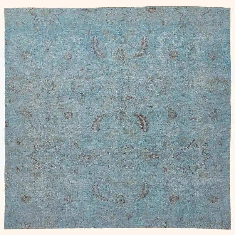 Blue Samsara Wool Rug - 10'11" x 11'3"