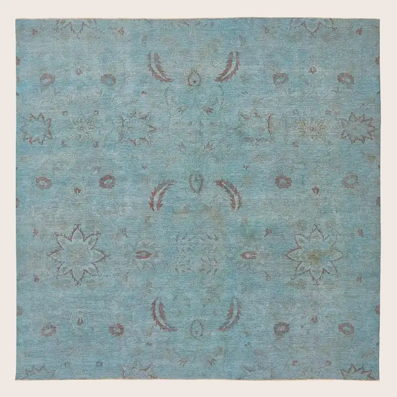 Blue Samsara Wool Rug - 11'1" x 11'4"