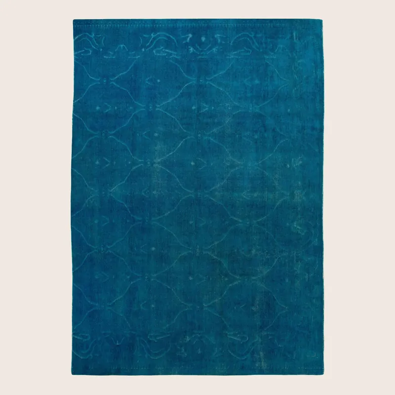 Blue Samsara Wool Rug - 9'11" x 13'10"