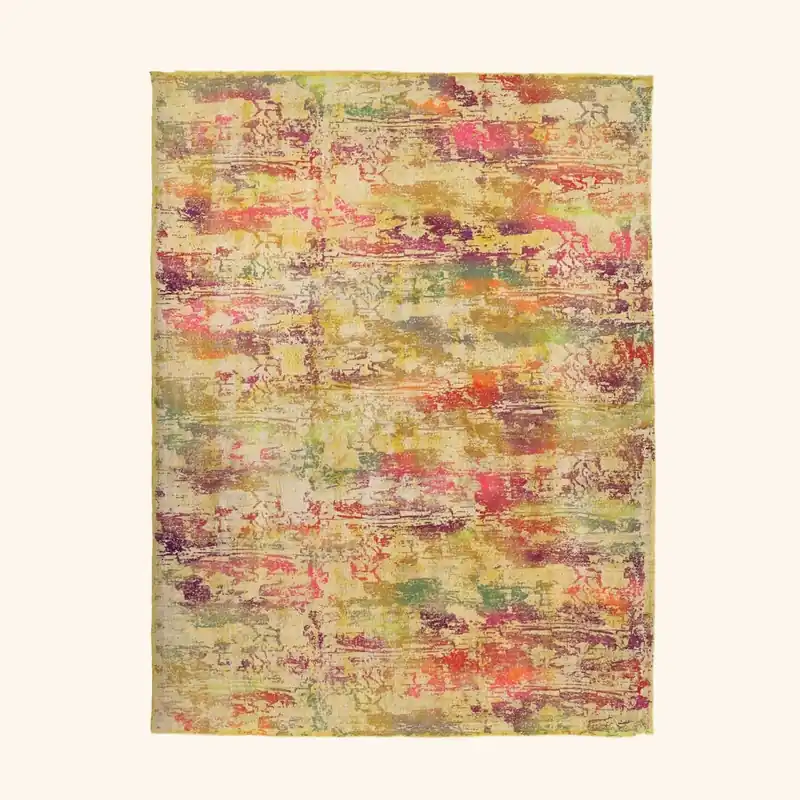 Multicolored Traditional Wool Rug - 10'7" x 14'3"