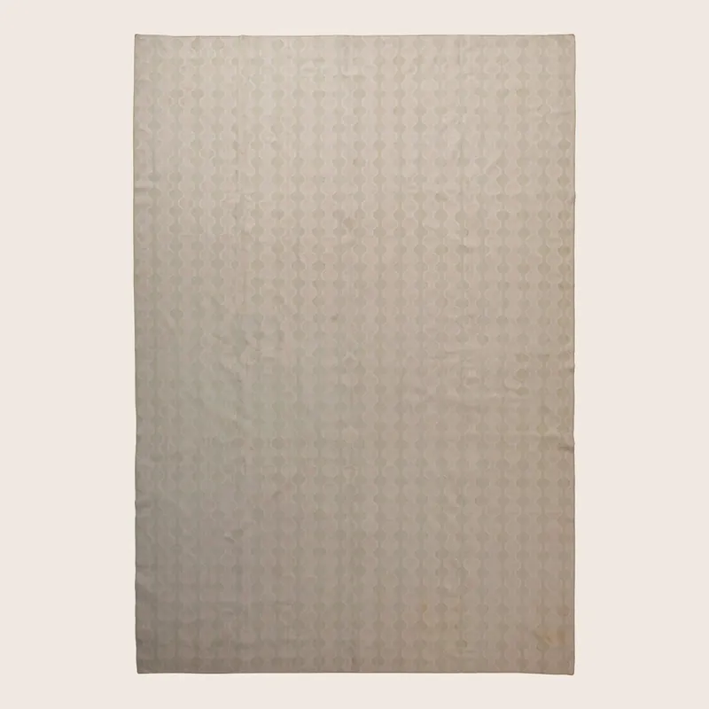Beige Alchemy Transitional Silk Rug - 7'9" x 11'1"