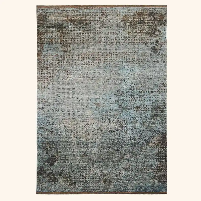 Blue Stelle Transitional Wool Rug - 8' x 10'