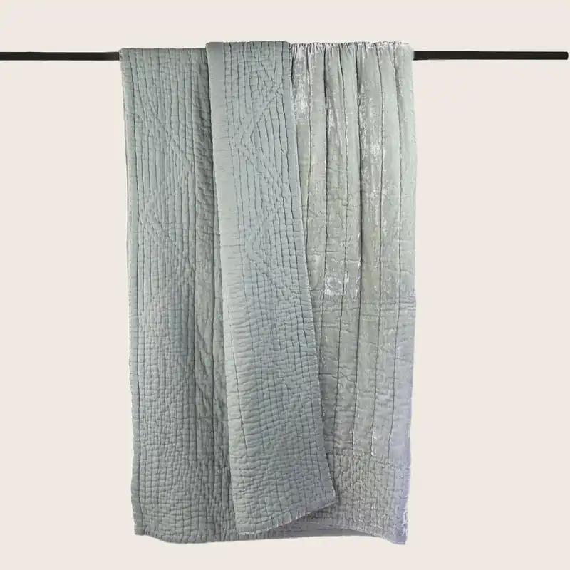 Quilted Throw, Perfect Blue - Anke Drechsel