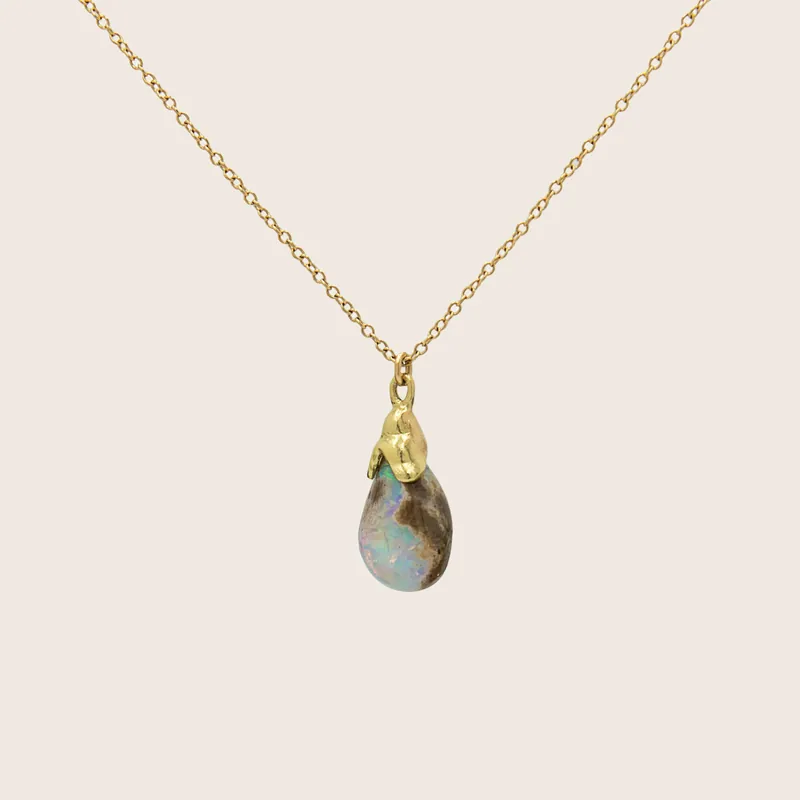 Pussy Willow Opal Pendant Necklace - Kimberlin Brown (Consigned)
