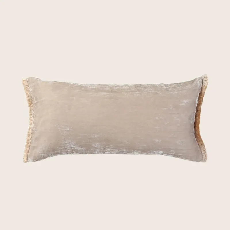 Shaded Fringe Lumbar, Soft Silver - Anke Drechsel
