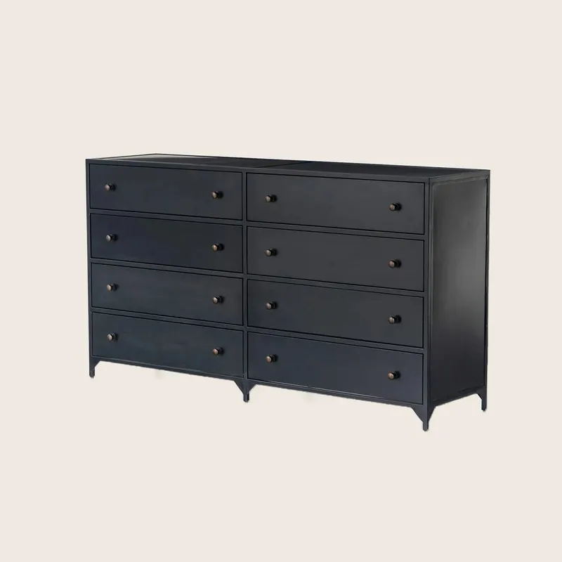Metal 8-Drawer Dresser