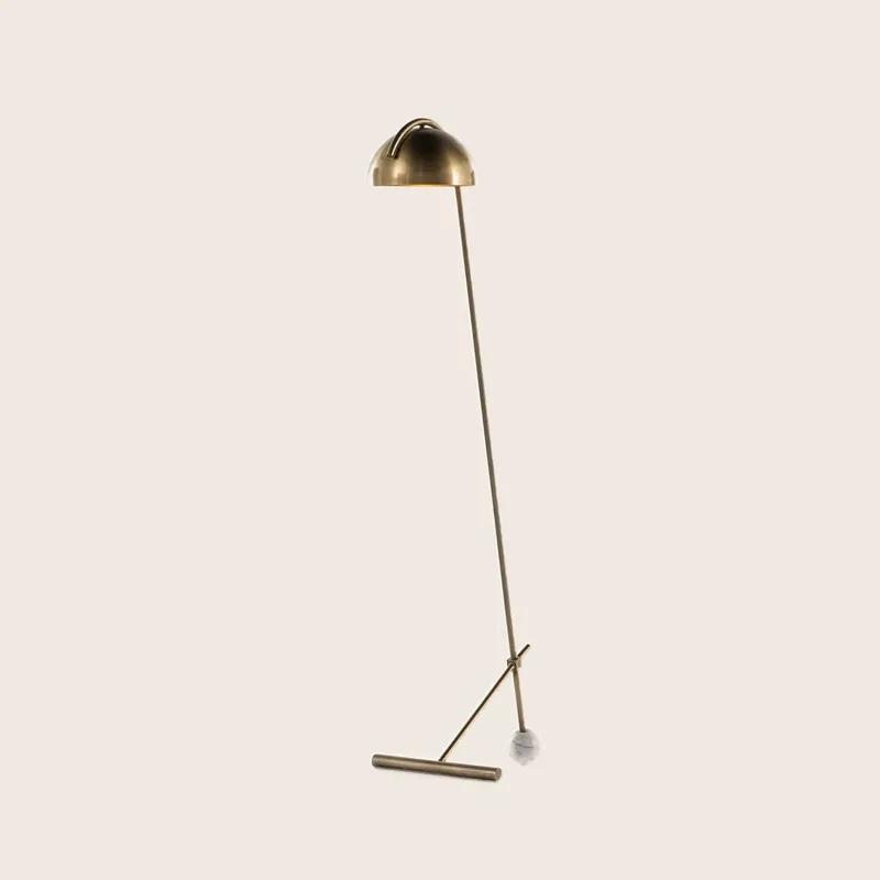 Brass Linear Floor Lamp - Four Hands