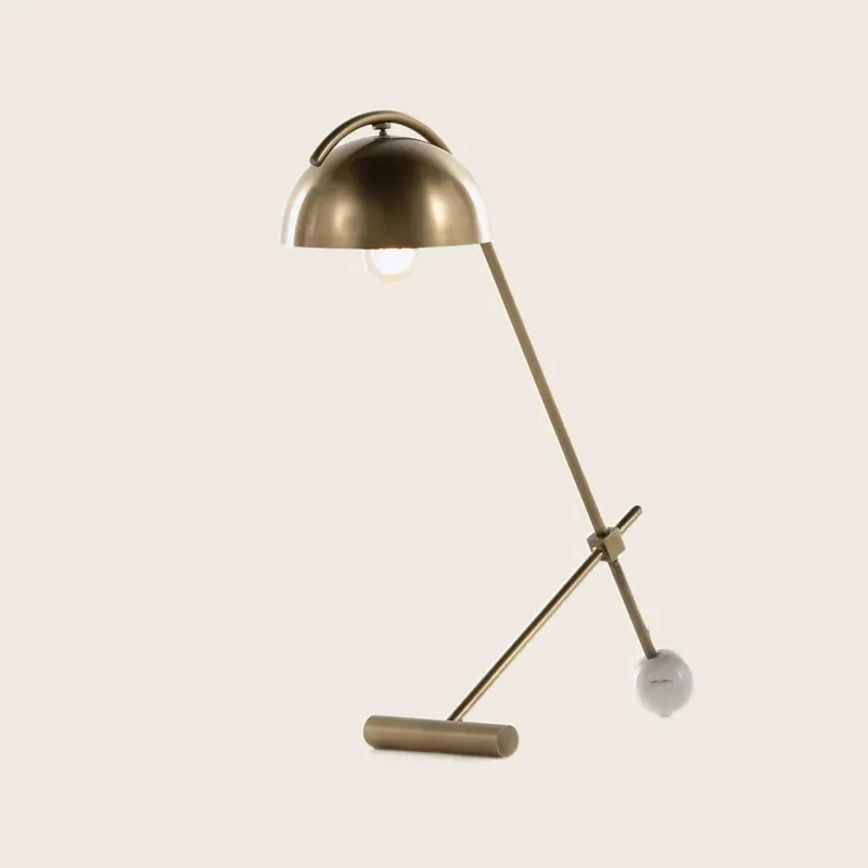 Brass Linear Table Lamp - Four Hands