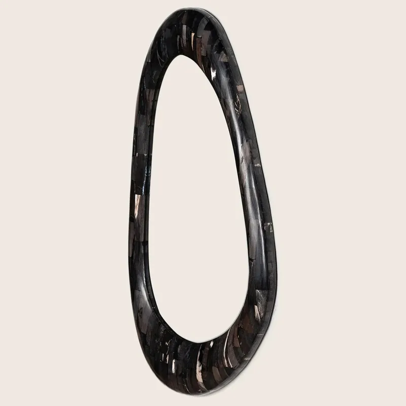 Wood Framed Organic Mirror - Four Hands