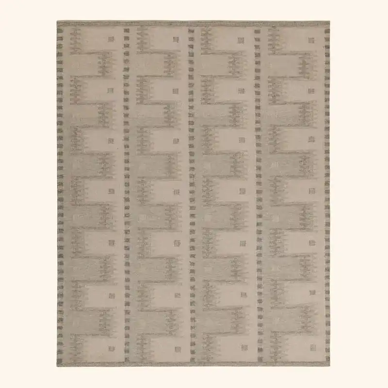 Multi Flatweave Silk Rug - 7'11" x 10'3"