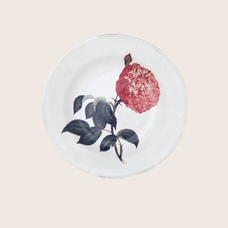 Alternate Rose Soup Plate - Astier de Villatte Sarl