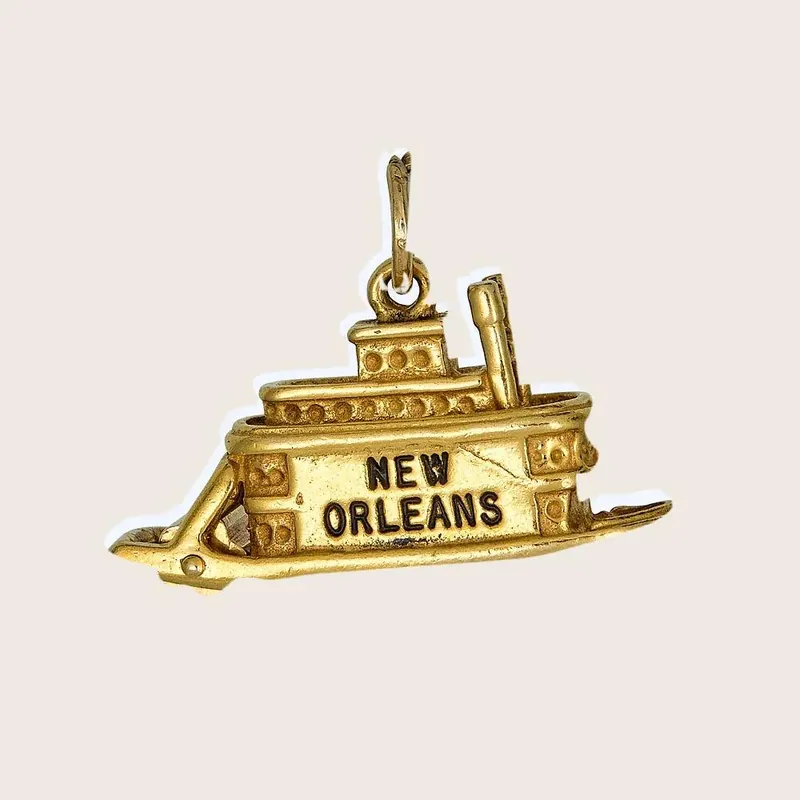 Vintage New Orleans Riverboat Charm - Odeon Collection (Leased)