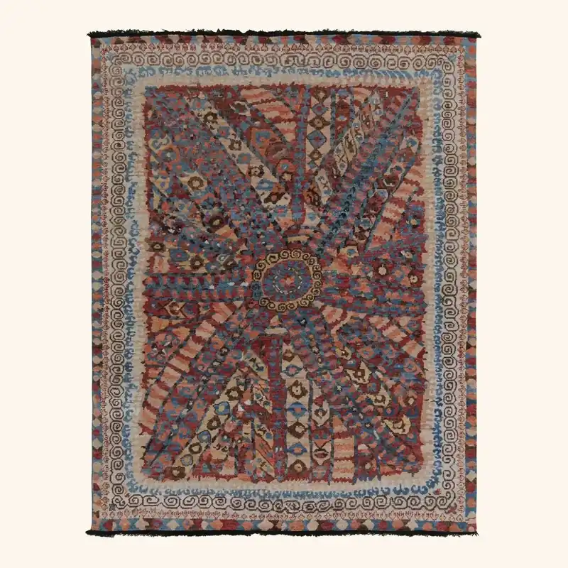 Traditional Wool Rug - 6'3" x 8'2"