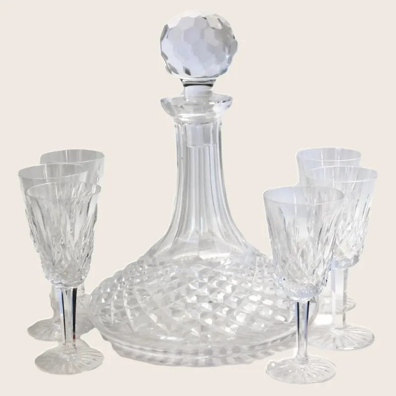Waterford Crystal Ships Decanter - The Queen's Landing