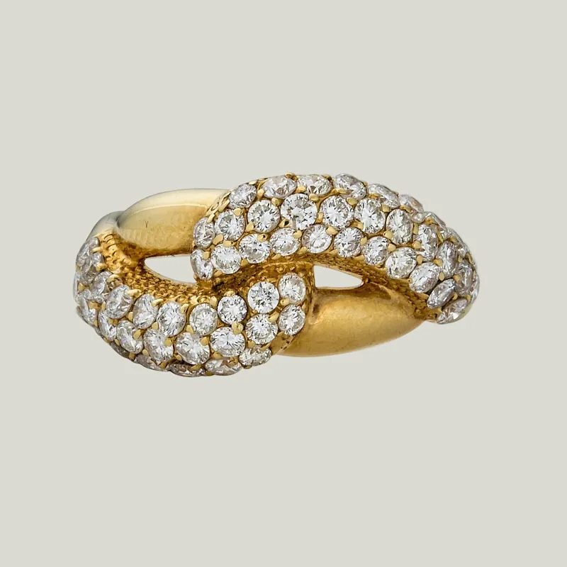 Twist Diamond Ring - Odeon Collection (Leased)