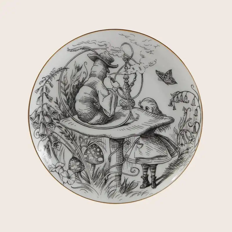 Wonderland Perfect Dessert Plate - Rory Dobner