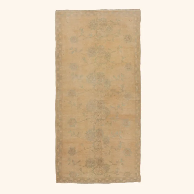 Gold Fresco Wool Rug - 3'10"x 8'