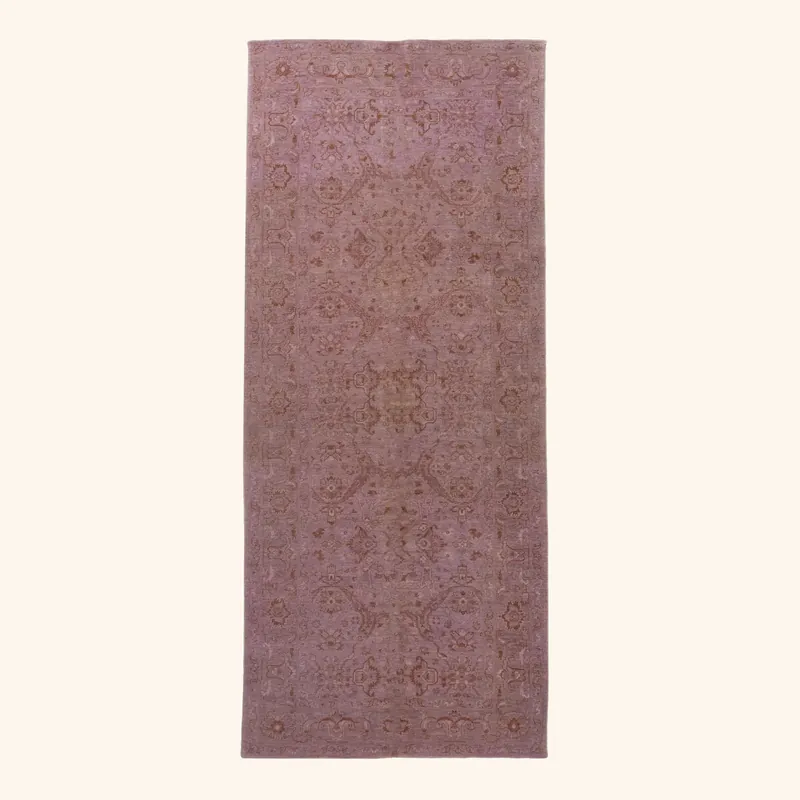 Purple Samsara Wool Runner - 4'10" x 11'7"