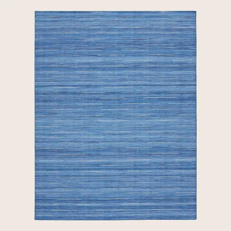 Blue Kavya Flatweave Kilim Rug - Nourison Industries, Inc.