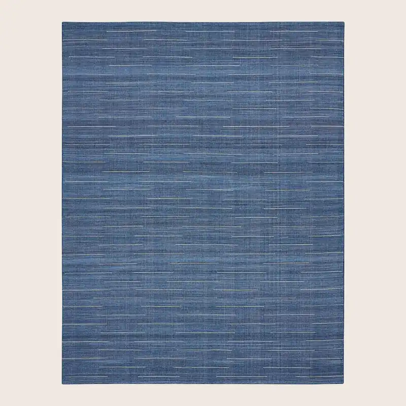 Navy Kavya Flatweave Kilim Rug - Nourison Industries, Inc.