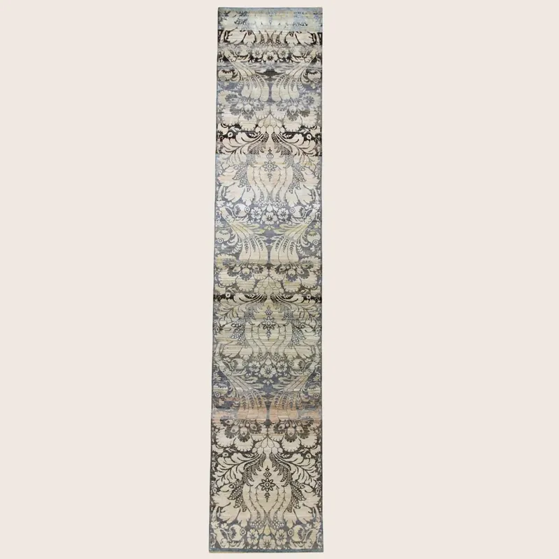 Black Alchemy Transitional Silk Runner - 3'2" x 15'5"