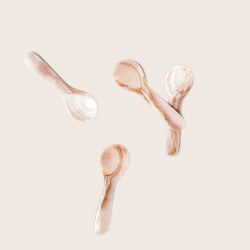 Brown Seashell Spoons, Set of 4 - Be Home