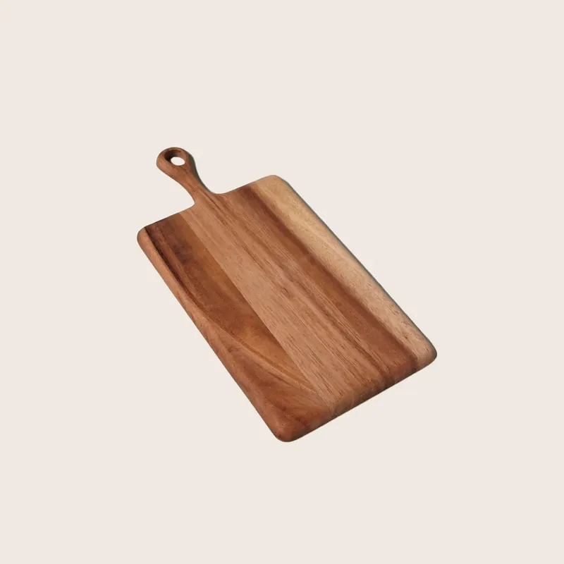 Acacia Rectangular Board with Short Handle - Be Home