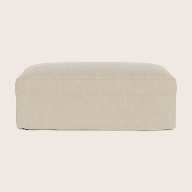 Watermill Slipped Large Ottoman - McCreary Modern