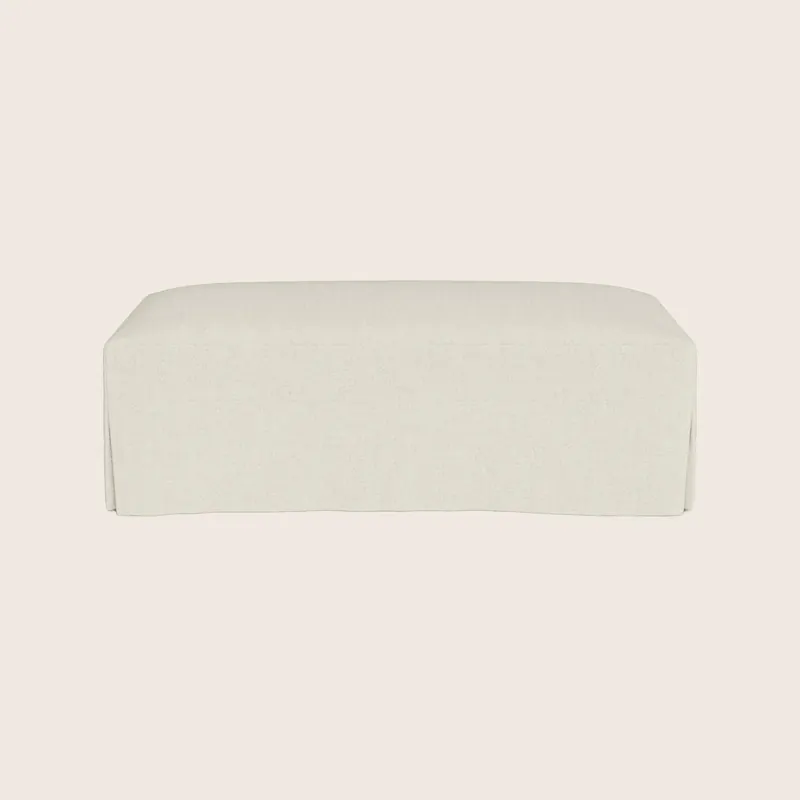 Martha's Vineyard Slipped Storage Ottoman - McCreary Modern