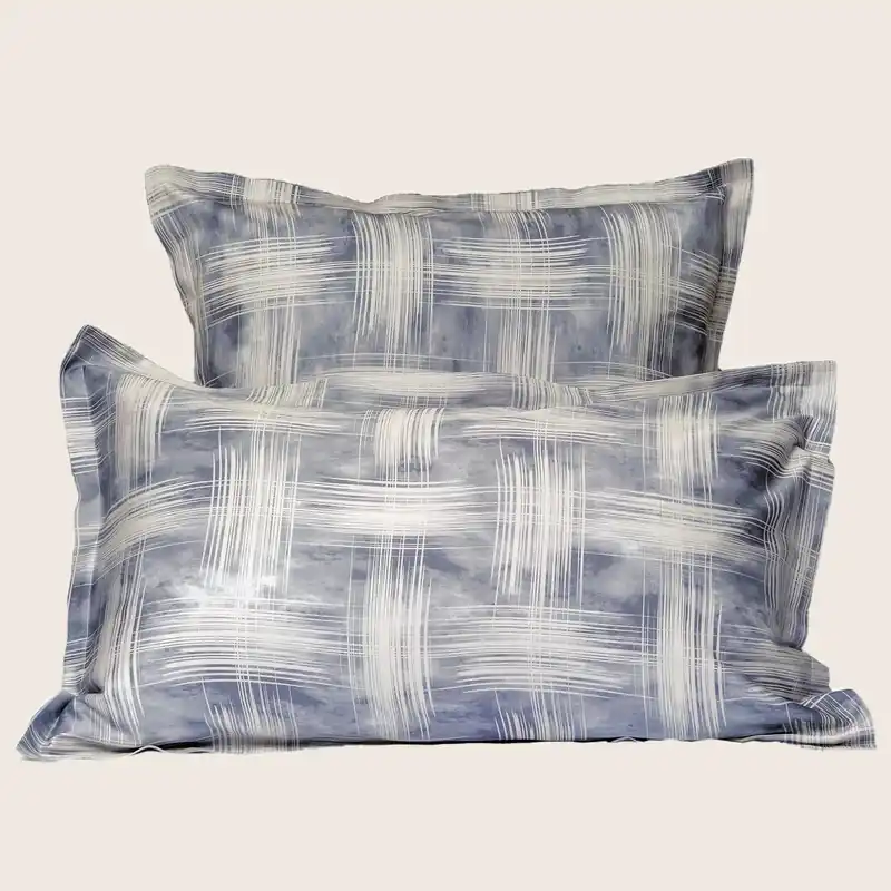 Graffiti Duvet & Shams, Blue - Signoria Firenze (Leased)