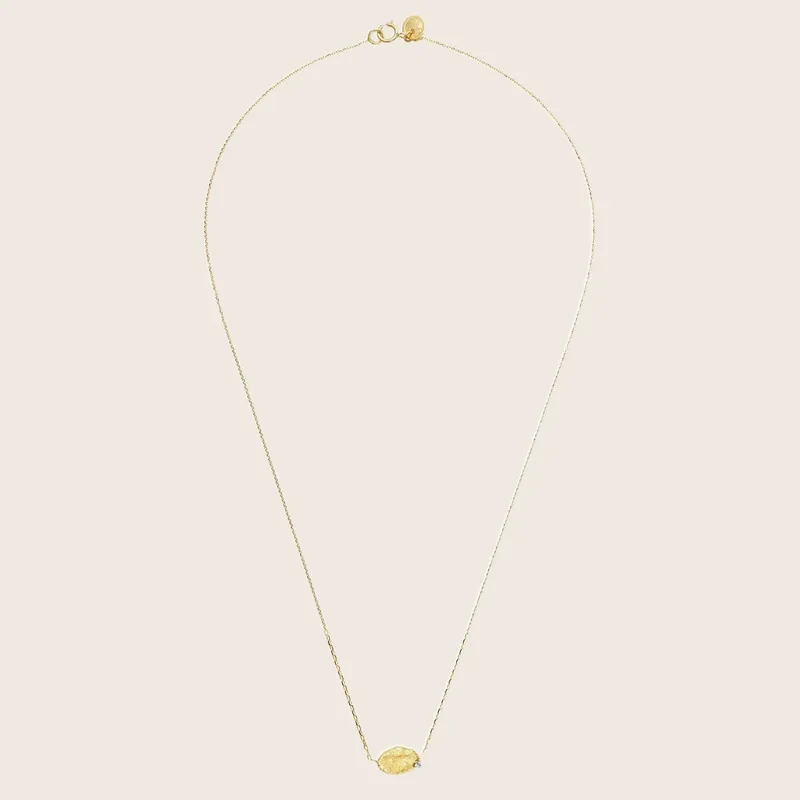 Moonscape Short Diamond Nugget Necklace - Sweet Pea (Consigned)