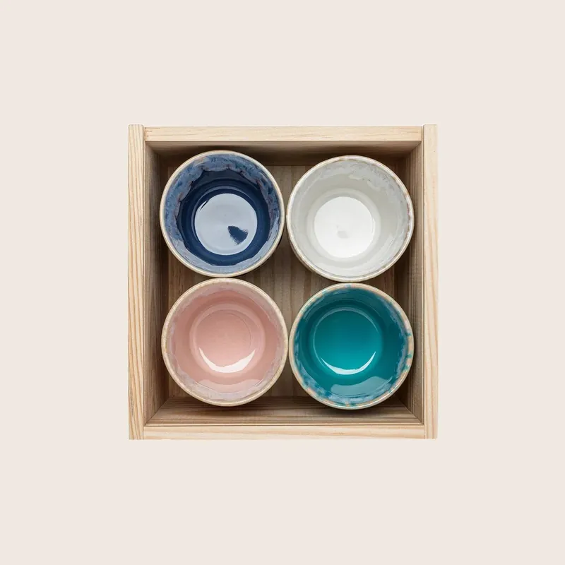 8 Multicolor Lungo Cups, Gift Box - Casafina (Drop Ship)