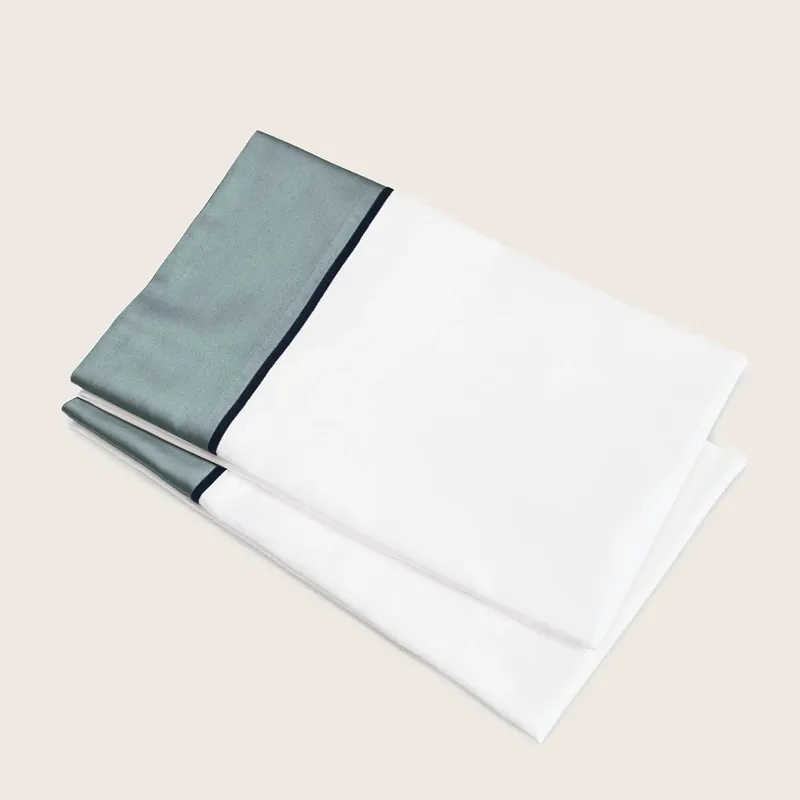 Luna Stella Sheets & Pillowcases, White/Wilton Blue - Signoria Firenze (Leased)