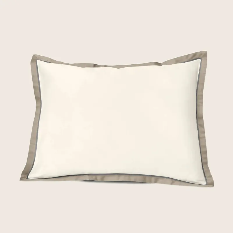 Luna Stella Duvet & Shams, Ivory/Khaki - Signoria Firenze (Leased)