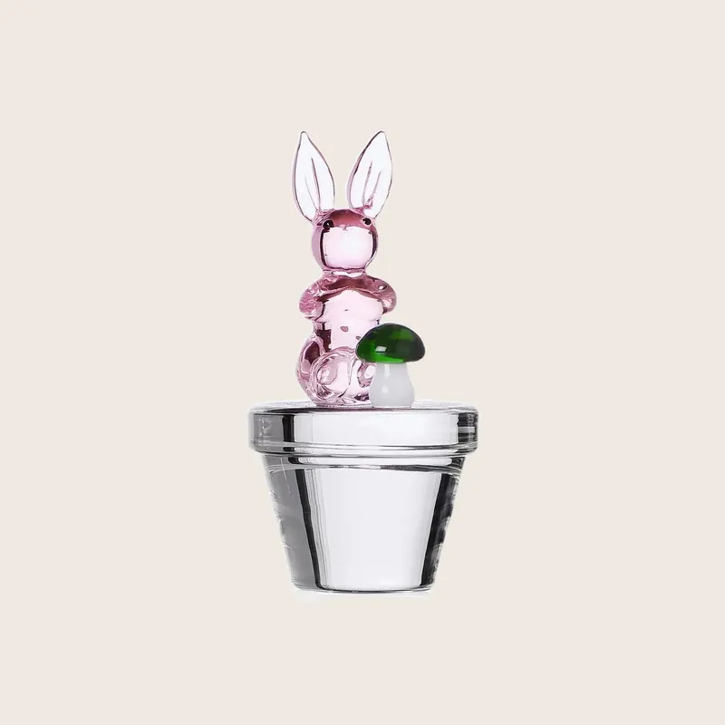 Rabbit & Mushroom Paperweight - Corrado Corradi