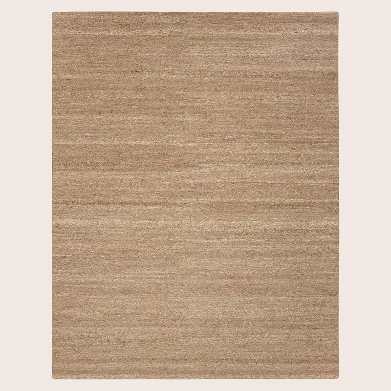Beige Essentials Distressed Solid Wool Rug - Nourison Industries, Inc.