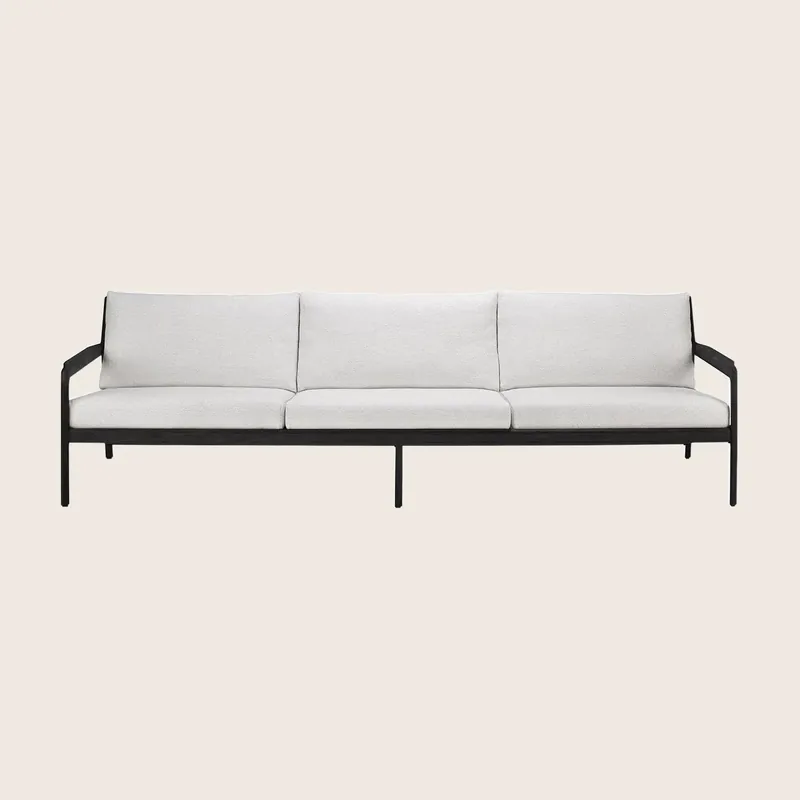 Black Jack Outdoor 3-Seater Sofa