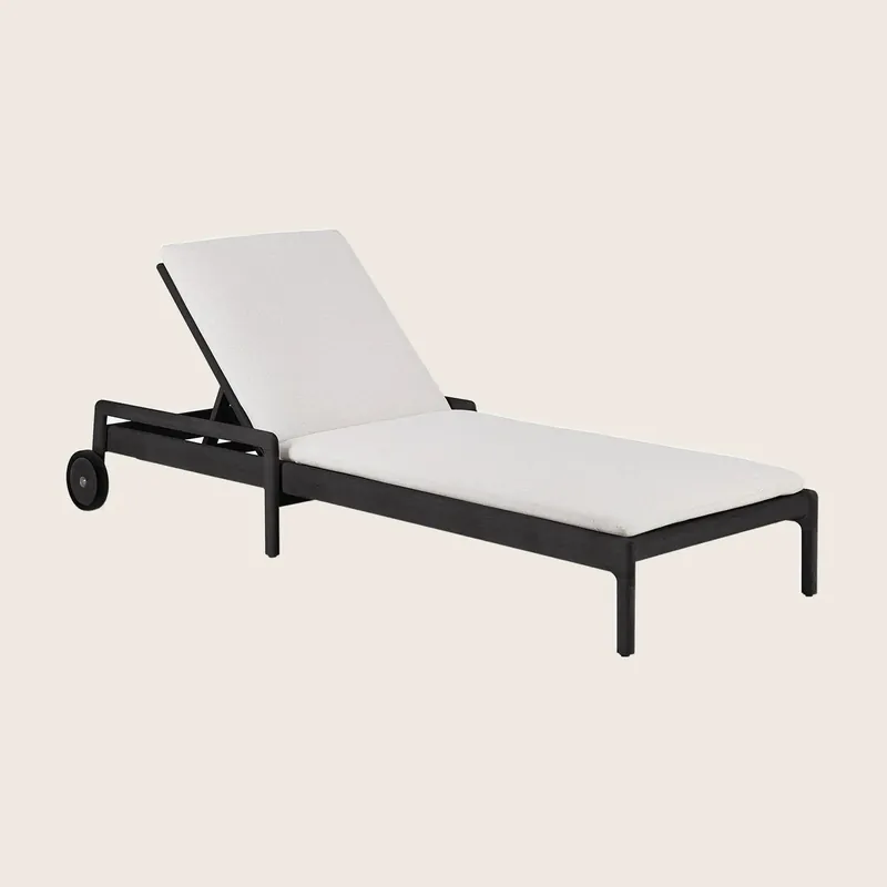 Black Jack Outdoor Adjustable Lounger - Ethnicraft