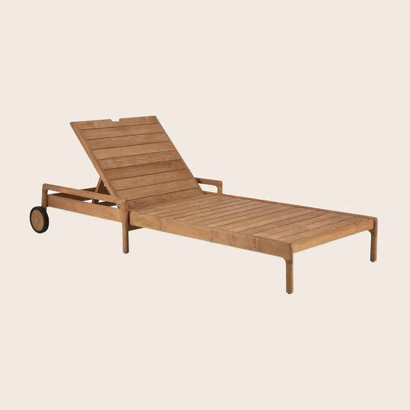 Teak Jack Outdoor Adjustable Lounger Frame - Ethnicraft