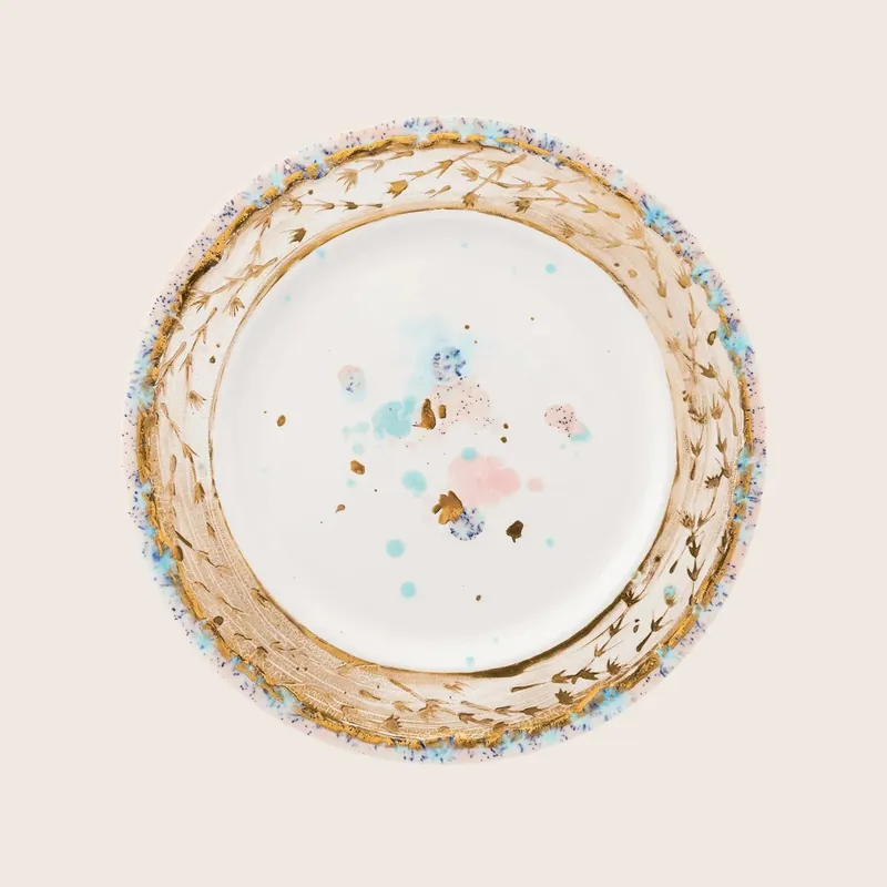 Dafne Dinner Rim Plate - Coralla Maiuri