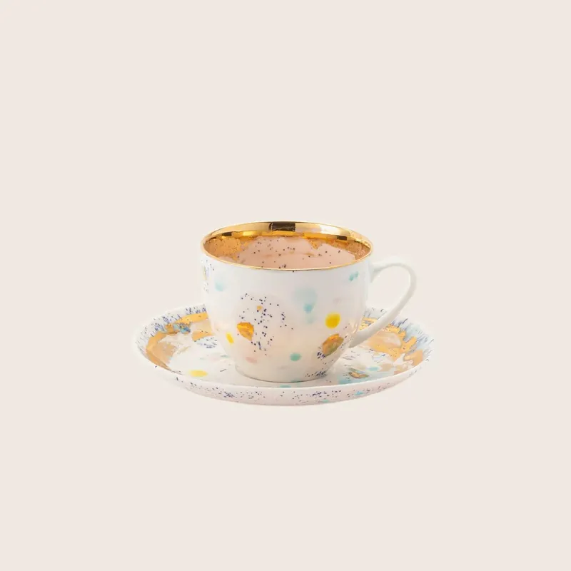 Dafne Teacup & Saucer - Coralla Maiuri