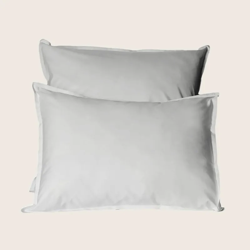 Lineare Percale Duvet & Shams, Pearl - Signoria Firenze (Leased)